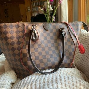 Louis Vuitton Damier Ebene Caïssa Tote MM Bag